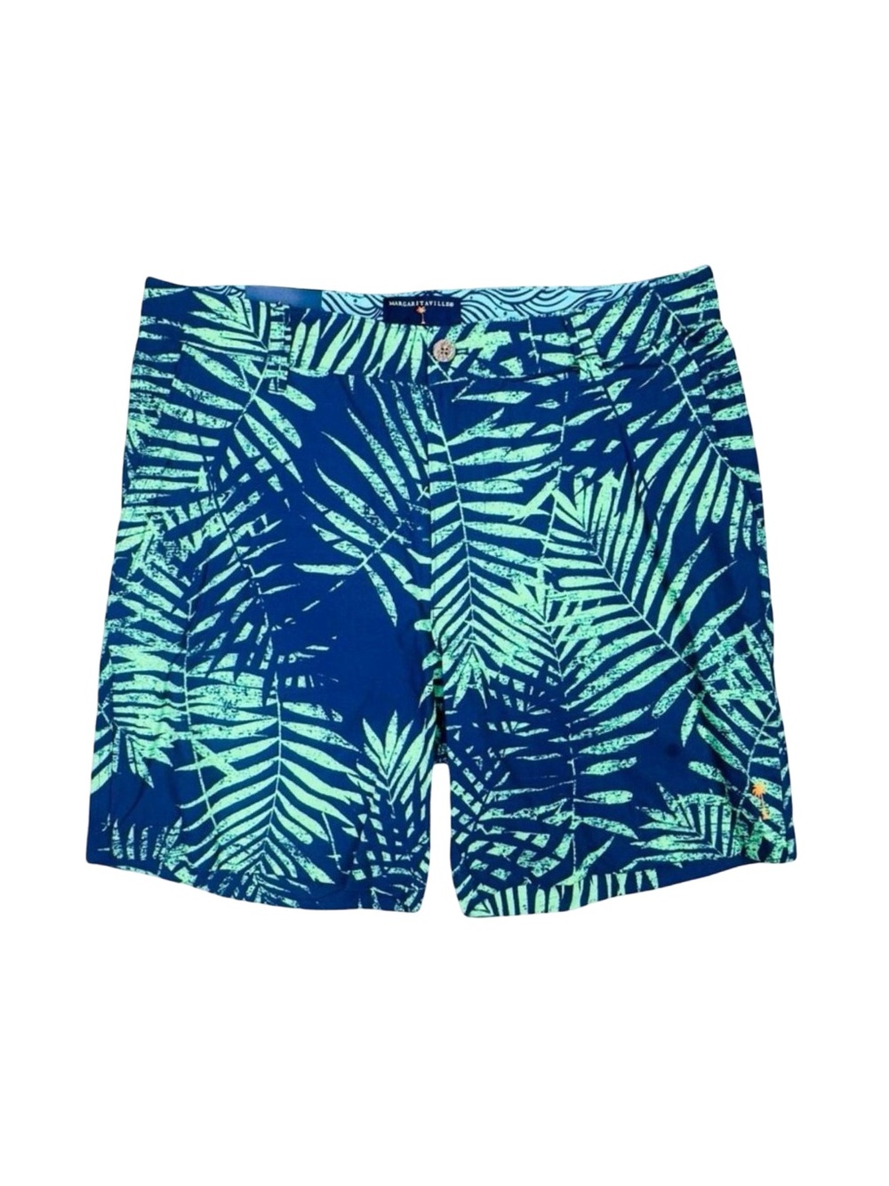 Margaritaville Insignia Blue Printed Shorts - Size 32W x 7L